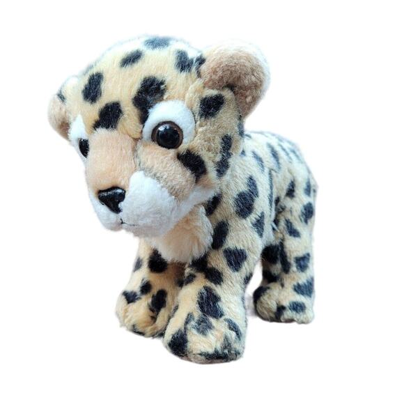 Cheetah Cub Cat Plush Busch Gardens Baby Vintage Souvenir Stuffed Animal Toy - Picture 1 of 9